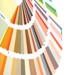 Color swatches for consultations of home redesign services